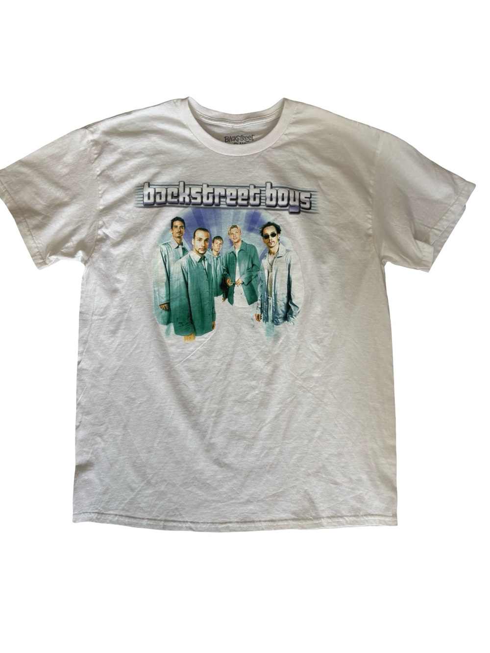 Backstreet Boys Millennium Tracklist T-Shirt White M/L Y2K Band Tee